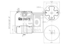 Mech, pneumatické odpružení FEBI BILSTEIN 35678