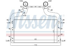 Chladič turba NISSENS 96083