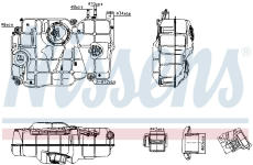 Vyrovnávací nádoba, chladicí kapalina NISSENS 996162