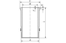 Vložený válec MAHLE 003 WN 23 00
