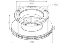 Brzdový kotouč PE Automotive 256.054-00A