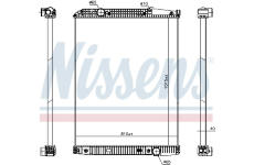 Chladič, chlazení motoru NISSENS 627910