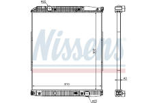 Chladič, chlazení motoru NISSENS 626530