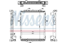 Chladič, chlazení motoru NISSENS 637878