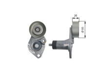 Napínák, žebrovaný klínový řemen GATES T39152