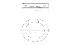 Píst MAHLE 209 73 00