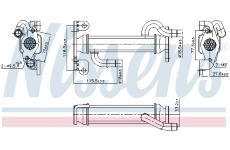 Chladič, recirkulace spalin NISSENS 989400