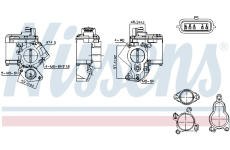 AGR-Ventil NISSENS 98463