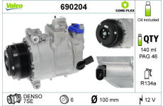 Kompresor, klimatizace VALEO 690204