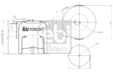 Mech, pneumatické odpružení FEBI BILSTEIN 109297