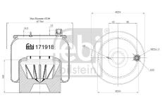 Mech, pneumatické odpružení FEBI BILSTEIN 171918