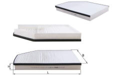 Filtr, vzduch v interiéru MAHLE LA 863/1