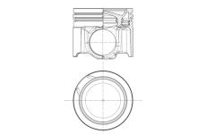 Píst MAHLE 001 PI 00197 000