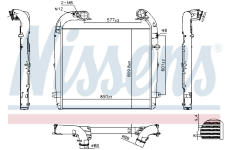 Chladič turba NISSENS 961439