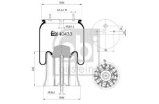 Mech, pneumatické odpružení FEBI BILSTEIN 40433