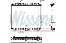Chladič, chlazení motoru NISSENS 6270020