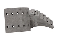 Brzdové obložení Kassbohrer 19166/19167 LUMAG 19166 00 101 10