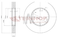 Brzdový kotouč STEINHOF SMT000002