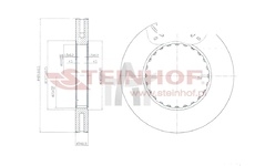 Brzdový kotouč STEINHOF SMT000004