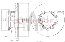 Brzdový kotouč STEINHOF SMT006003