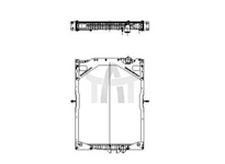 Chladič - chlazení motoru NRF NRF509701