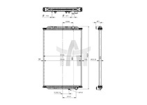 Chladič - chlazení motoru NRF NRF509725