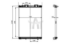 Chladič, chlazení motoru NRF NRF519537