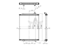 Chladič - chlazení motoru NRF NRF519700