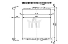 Chladič - chlazení motoru NRF NRF519702