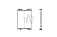 Chladič, chlazení motoru NRF NRF519743