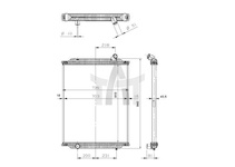 Chladič - chlazení motoru NRF NRF529563