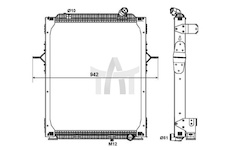 Chladič - chlazení motoru NRF NRF579563