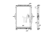Chladič - chlazení motoru NRF NRF58402