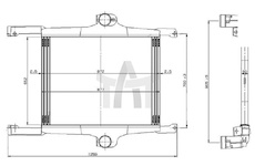 Chladič turba NRF NRF309272