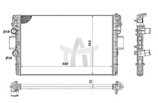 Chladič vodní IVECO DAILY 06- NRF NRF58361