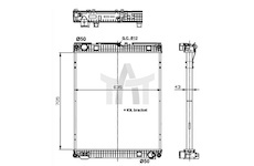 Chladič vodní MAN TGL 02.05- NRF NRF509872