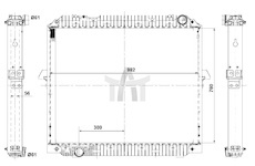 Chladič vodní MB ACTROS 4 11- NRF NRF56072