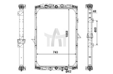 chladicí mřížka NRF NRF509541
