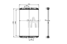 chladicí mřížka NRF NRF519541