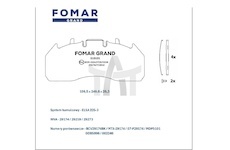 Destičky brzdové RVI 29174 FOMAR FG918181