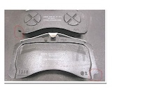 Destičky brzdové SAF na ZAC.SBS2220 K0/S01 KNORR K108020K50