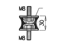 Držák - výfukový systém DINEX DIN21822