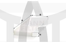 Filtr, vzduch v interiéru MANN-FILTER CU 45 004