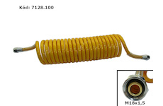 Hadice vzduch.spirál.s mat.M18x1.5 žl. TAT