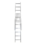 Hliníkový žebřík 11 příček MC-11X1