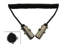 Kabel elek.7-pol.se zdířkou typ N ISO 1185, 4,5m - 6x 0,5 mm2, 1x 0,75 mm2