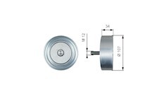 Kladka vodicí MB ATEGO GATES T36515