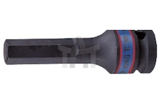 Klíč nástrčný 1/2 HEX 14x80mm rázový KIN