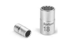 Klíč nástrčný MULTILOCK 1/4‘‘ 4.0mm L 25mm 61CrV5 FORTUM 4701102