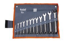 Klíče očkoploché sada 12ks 6-22mm CrV EXTOL PREMIUM 6333